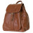 Женский кожаный рюкзак Aventino cognac